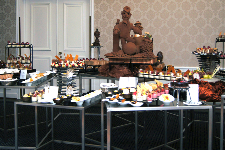 Süßer Abschluss: das Schokoladen-Büffet vom Küchenteam des Parkhotels begeisterte die Gäste